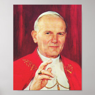 John Paul II Bishop of Rom Poster