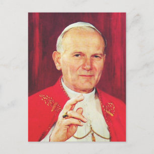 John Paul II Bishop of Rom Vykort