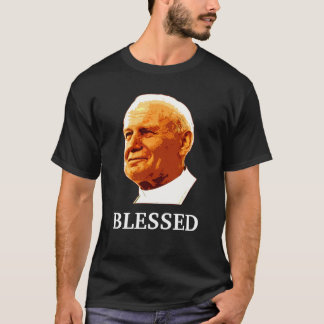 John Paul II VÄLSIGNADE T Shirt