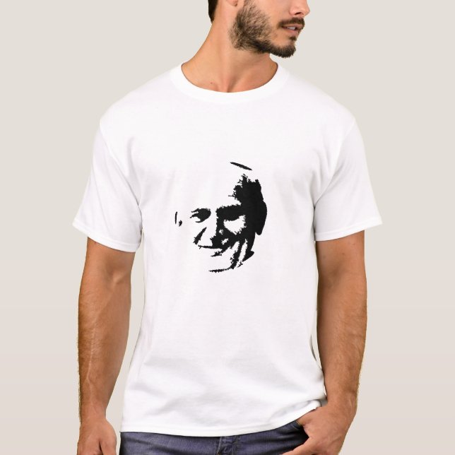 John Paul II White Ansikte T Shirt (Framsida)