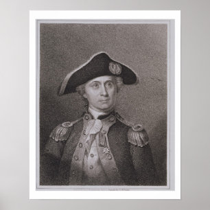 John Paul Jones (1747-92) som inristas av James Poster