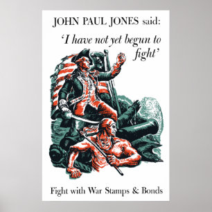 John Paul Jones WW2 affisch
