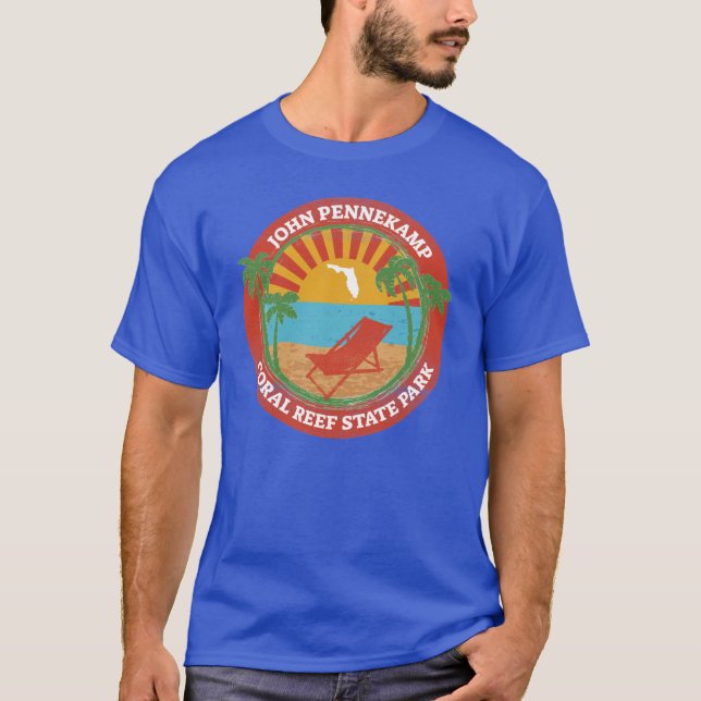 John Pennekamp Coral Reef State Park T Shirt (Framsida)