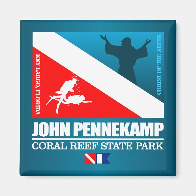 John Pennekamp SP (sq) Magnet (Framsidan)