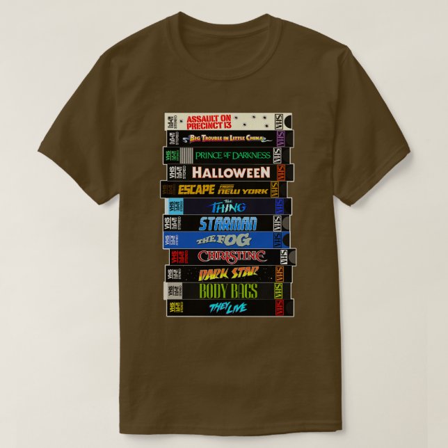 John penter VHS Stack T Shirt (Design framsida)