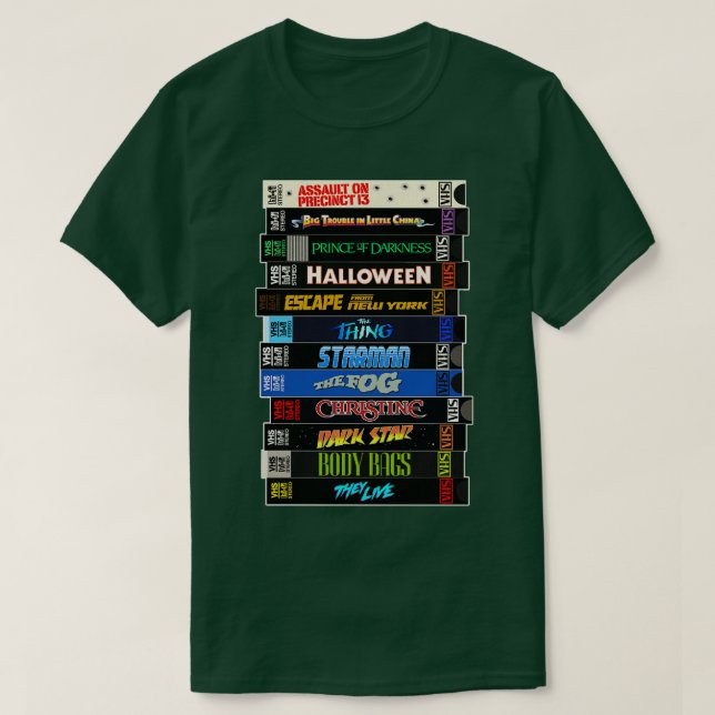 John penter VHS Stack T Shirt (Design framsida)