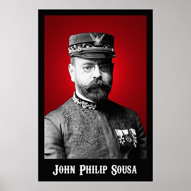 John Philip Sousa 36 x 24 Poster (Framsidan)