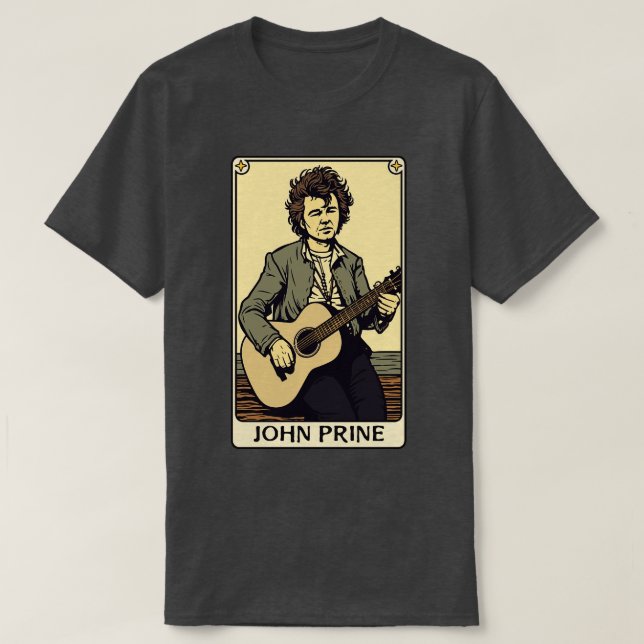 John Prine State of Mind T Shirt (Design framsida)