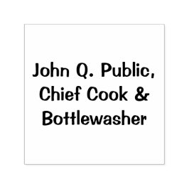 John Q. Public, anpassningsbar till valfritt namn  Självfärgande Stämpel