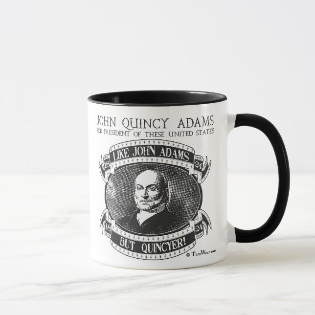 John Quincy Adams 1824 kampanjmugg Mugg (Höger)