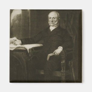 John Quincy Adams 6epresident av den eniga Staen Magnet