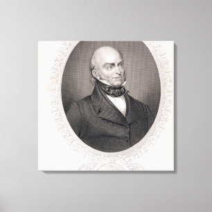 John Quincy Adams Canvastryck