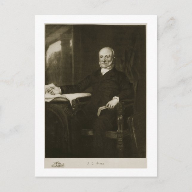 John Quincy Adams, Förenta staternas president i 6 Vykort (Framsida)
