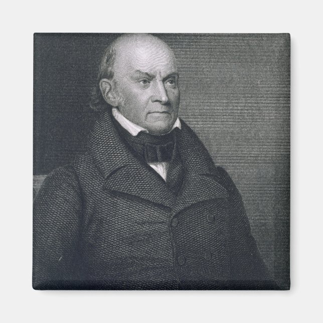 John Quincy Adams, graverad av John Wesley Paradis Magnet (Framsidan)
