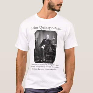 John Quincy Adams: På röstning Tee