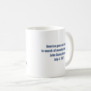 John Quincy Adams samhällemonster som förstör Kaffemugg