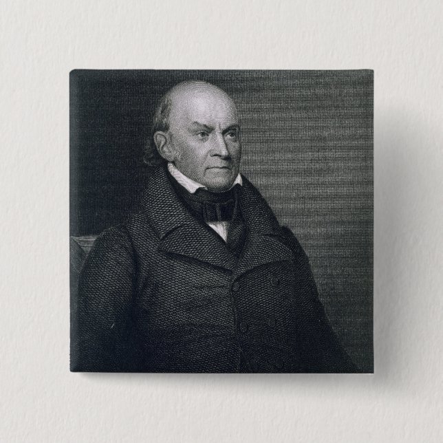 John Quincy Adams som inristas av John Wesley Knapp (Framsida)