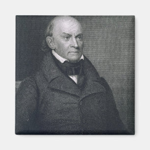 John Quincy Adams som inristas av John Wesley Magnet