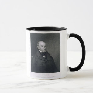 John Quincy Adams som inristas av John Wesley Mugg
