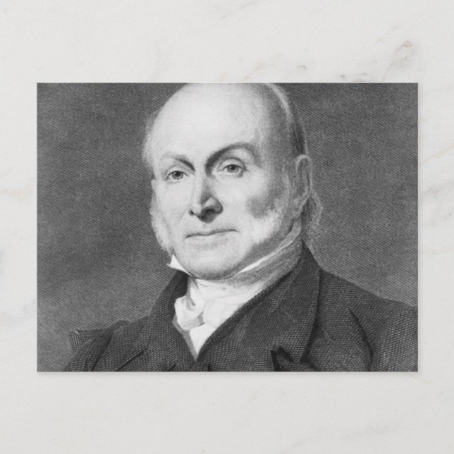 John Quincy Adams Vykort (Framsida)