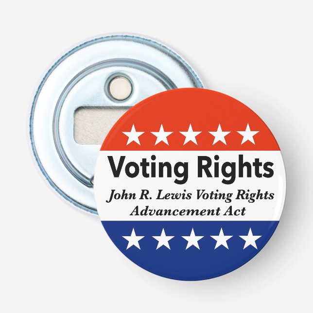 John R. Lewis Voting Högers Advanced Act Flasköppnare (Framsidan)