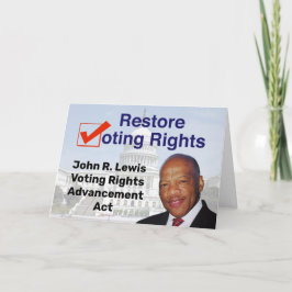 John R. Lewis Voting Högers Advanced Act Kort