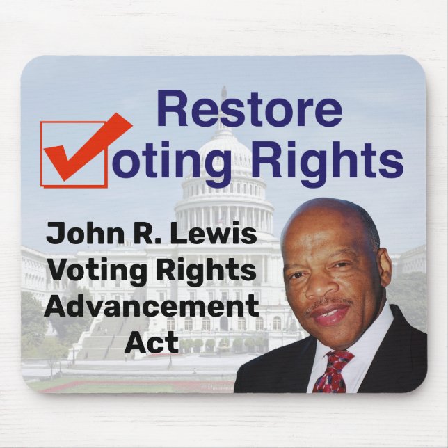 John R. Lewis Voting Högers Advanced Act Musmatta (Framsidan)
