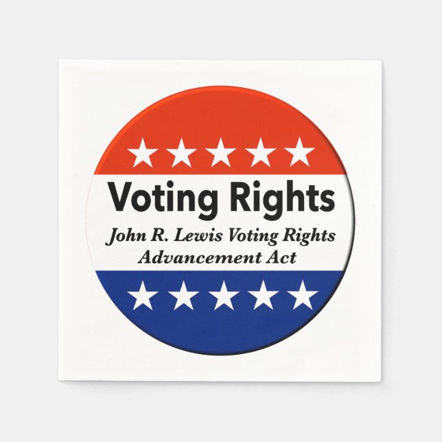 John R. Lewis Voting Högers Advanced Act Pappersservett (Framsidan)