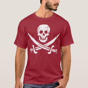 John Rackham (Calico Jack) Pirat Flagga Jolly Roge Tröja