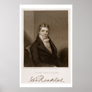 John Randolph (1773-1833) som inristas av Thomas Poster