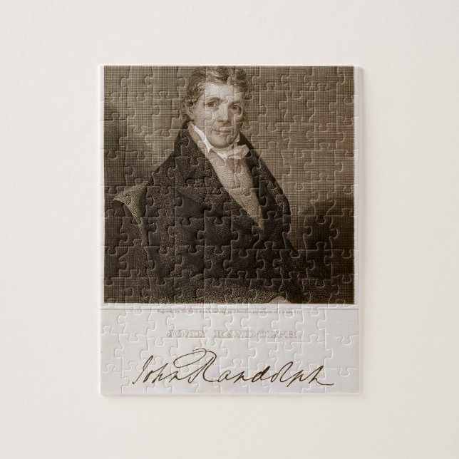 John Randolph (1773-1833) som inristas av Thomas Pussel (Vertikal)