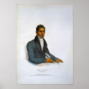 John Ridge, en Cherokee Poster
