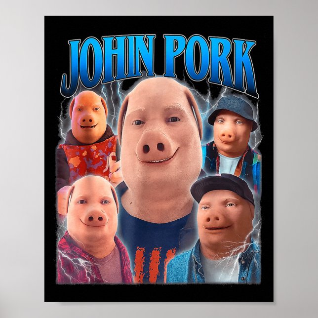 John Rk Meme Humor Men Women  Poster (Framsidan)