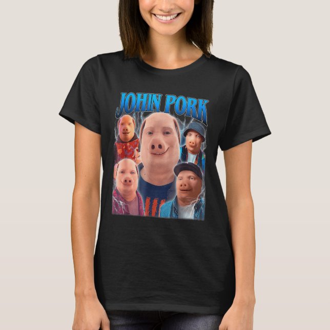 John Rk Meme Humor Men Women  T Shirt (Framsida)