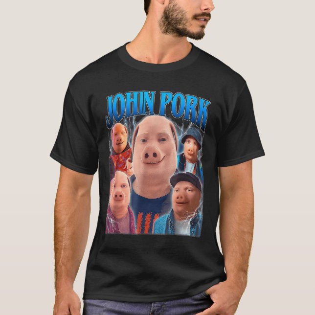 John Rk Meme Humor Men Women  T Shirt (Framsida)