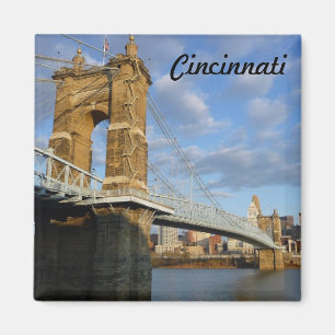 John Roebling överbryggar den Cincinnati Magnet
