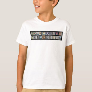 John Rogers grå färg/svart Ringerutslagsplats T Shirt