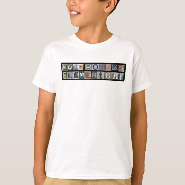 John Rogers Grått/Black Ringer Tee (Framsida)