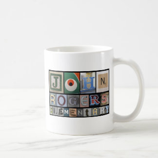John Rogers vitmugg Kaffemugg
