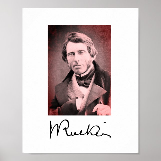 John Ruskin Poster (Framsidan)