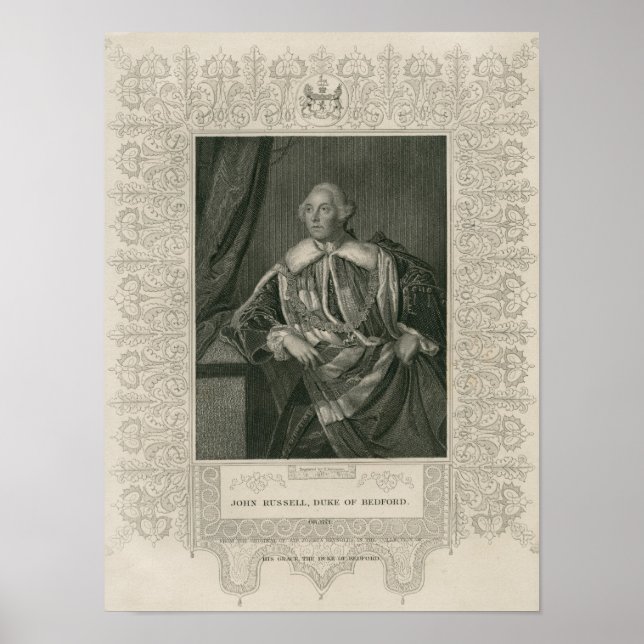 John Russell, Duke of Bedford Poster (Framsidan)