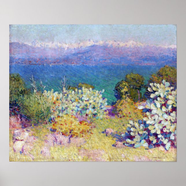 John Russell på morgonen Alpes Maritimes Poster (Framsidan)