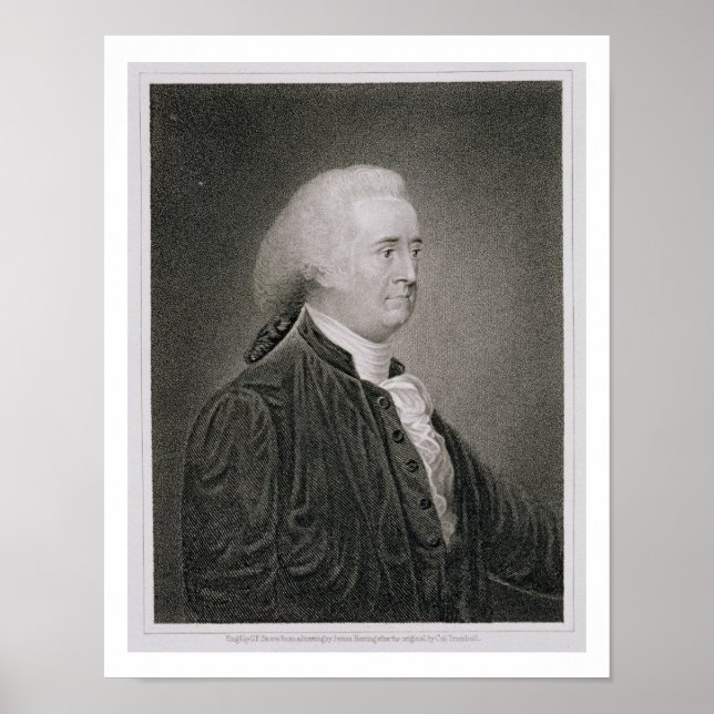 John Rutledge (1739-1800), graverad av G.F. Storm Poster (Framsidan)
