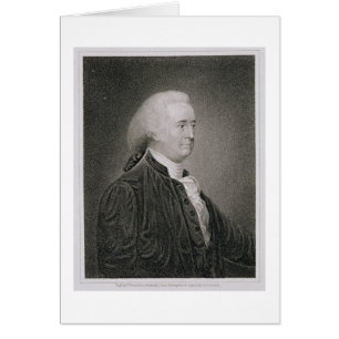 John Rutledge (1739-1800) som inristas av G.F. Hälsningskort