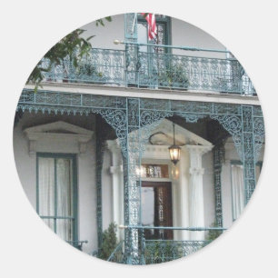John Rutledge House Inn, Charleston SC Stickers Runt Klistermärke