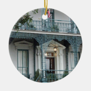 John Rutledge husgästgivargård, Charleston Julgransprydnad Keramik