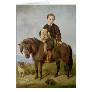 John Samuel Bradford som en pojke Hälsningskort
