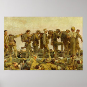 John sångare gasade Sargent - Poster