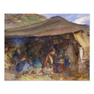 John sångare Sargent - beduintält Fototryck