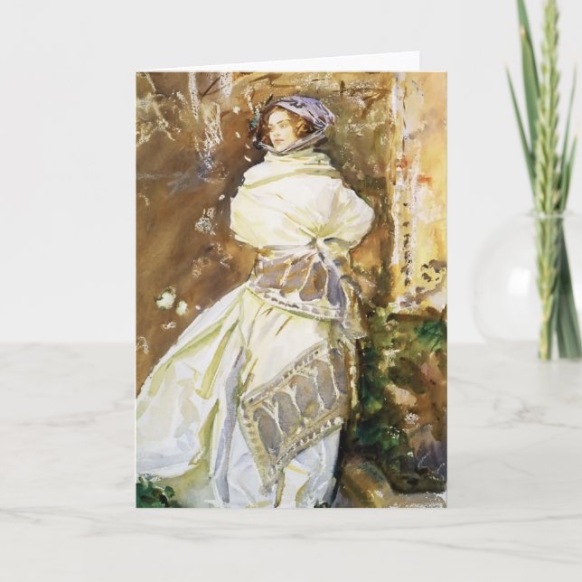 John sångare Sargent: Cashmeresjalen Kort (Framsida)